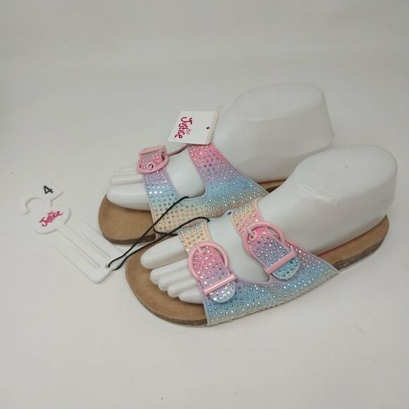 Justice Sandals. Young Girls. Size 4. - Picture 1 of 16